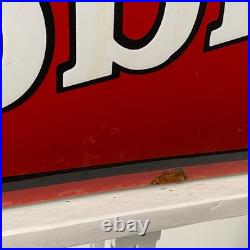 Mobiloil Enamel Sign 65x40cm (25.6x15.7) Garage Motor Oil Advertising Decor