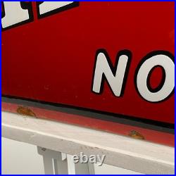 Mobiloil Enamel Sign 65x40cm (25.6x15.7) Garage Motor Oil Advertising Decor