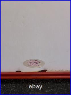 Motor Oil Additive Framed Card-stock Advertising Sign Motor Oil Additive Framed Card-stock Advertising Sign