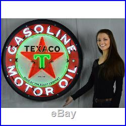 Neon Sign Texaco Star Texas Gasoline 36 steel Can Gas Motor Oil wall lamp Globe