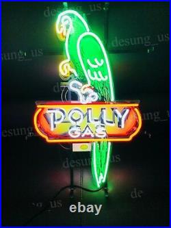 New Polly Gas Gasoline Motor Oil Lamp BAR Neon Sign 19 with HD Vivid Printing