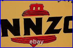 Old Style Pennzoil Sound Your Z Motor Oil Single Sided Sign Made In USA