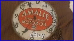 Original Amalie Pam Clock Motor Oil Double Bubble Clock