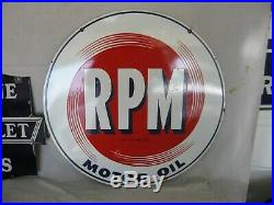 Original RPM Motor Oil Sign