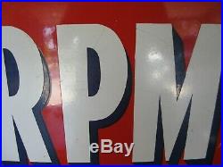 Original RPM Motor Oil Sign