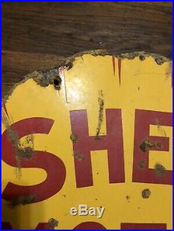 Original Shell Motor Oil Porcelain Sign