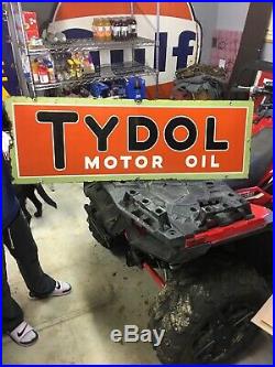 Original TYDOL Ethyl Motor Oil Porcelain Gas Sign