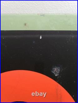 Original Veedol 100% Pennsylvania Motor Oil Advertising Sign 14x42