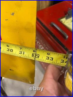 Pennzoil Motor Oil Painted Metal Sign 32 x 11 GAS OIL