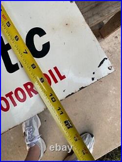 Phillips 66 Trop Arctic Motor Oil Sign 10.5 x 17.5 Progress Energy Metal