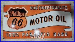 Phillips Motor Oil 48 X 24 Inches Enamel Sign