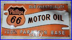 Phillips Motor Oil 48 X 24 Inches Enamel Sign