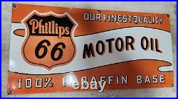 Phillips Motor Oil 48 X 24 Inches Enamel Sign