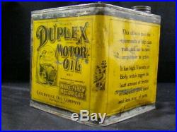 Pierce Arrow Motor Oil Can Old Car Gas Station Antique Sign Original Advertising