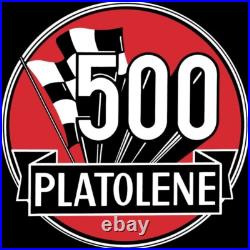 Platolene 500 Motor Oil NEW Sign 40 Dia. Diecut USA STEEL XXL Size