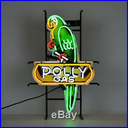 Polly Green Parrot Gasoline Neon sign Gas Pump Motor oil Garage lamp Neonetics