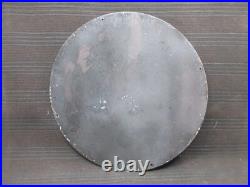 Porcelain Atlantic Motor Oil Enamel Metal Sign Plate Size 30 Inches Round