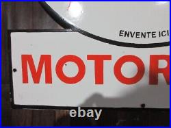 Porcelain Caltex Motor Oil Enamel Metal Sign Plate Size 30 x 25 Inches