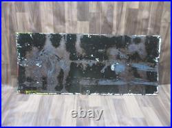 Porcelain Lion Head Motor Oil Enamel Metal Sign Plate Size 35 x 15 Inches