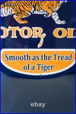 Power-Lube Motor Oil Vintage Tiger Edition Metal Sign 50 cm (19.7)