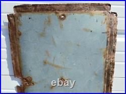 RARE Vintage Original ISO=VIS Anti-Sludge D Motor Oil Porcelain Sign RARE Vintage Original ISO=VIS Anti-Sludge D Motor Oil Porcelain Sign