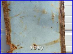 RARE Vintage Original ISO=VIS Anti-Sludge D Motor Oil Porcelain Sign RARE Vintage Original ISO=VIS Anti-Sludge D Motor Oil Porcelain Sign