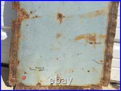RARE Vintage Original ISO=VIS Anti-Sludge D Motor Oil Porcelain Sign RARE Vintage Original ISO=VIS Anti-Sludge D Motor Oil Porcelain Sign