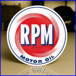 RPM Motor Oil Heavy Metal Sign Retro Garage Wall Art 50 cm (19.7 inches) RPM Motor Oil Heavy Metal Sign Retro Garage Wall Art 50 cm (19.7 inches)