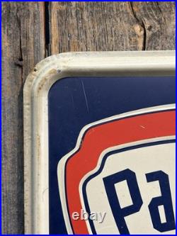 Rare Original 50s TAC Authenticated PARAGON HD Heavy Duty Motor Oil Pump Sign