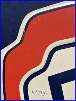 Rare Original 50s TAC Authenticated PARAGON HD Heavy Duty Motor Oil Pump Sign