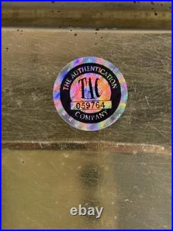 Rare Original 50s TAC Authenticated PARAGON HD Heavy Duty Motor Oil Pump Sign