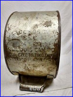 Rare PURE Tiolene 5 Gallon Rocker Motor Oil Can Antique Gas Station sign Antique