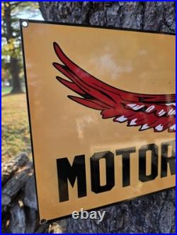 Rare Vintage Morvis Motor Oils Porcelain Sign 35 X 12 Rare Vintage Morvis Motor Oils Porcelain Sign 35 X 12