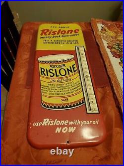 Rislone Motor Oil Advertising Thermometer