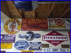 Scorpion motor oil sign