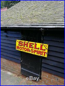 Shell Enamel Sign motor oil enamel sign petrol enamel sign garage sign shell oil