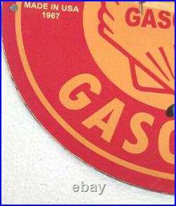 Shell Gasoline Motor Oil Porcelain Mancave Garage Sign Gas Pump Oil Pin Up