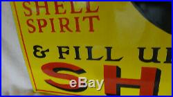 Shell Motor Oil Porcelain Dealer Sign, (19x281/2), Near Mint