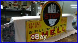 Shell Motor Oil Porcelain Dealer Sign, (19x281/2), Near Mint