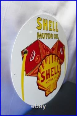 Shell Motor Oil Vintage Oil Can Edition Heavy Metal Sign 50 cm (19.7)