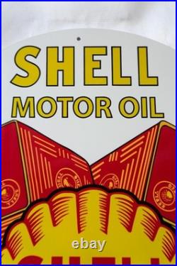 Shell Motor Oil Vintage Oil Can Edition Heavy Metal Sign 50 cm (19.7)