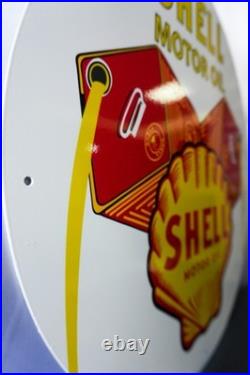 Shell Motor Oil Vintage Oil Can Edition Heavy Metal Sign 50 cm (19.7)