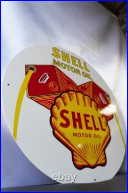 Shell Motor Oil Vintage Oil Can Edition Heavy Metal Sign 50 cm (19.7)