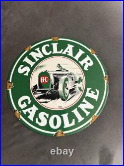 Sinclair HC Gasoline MOTOR OIL SIGN Gas Vintage Style Steel Metal Sign Sinclair HC Gasoline MOTOR OIL SIGN Gas Vintage Style Steel Metal Sign