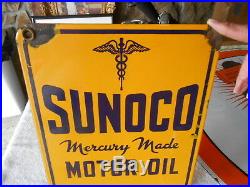Sunoco Mercury Motor Oil Sign