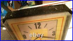 Super Cool Vintage Pennzoil Motor Oil Oil Advertising Clock Works