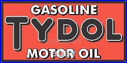 Tydol Gasoline Motor Oil Gas Station Vintage Sign Remake Aluminum Size Options