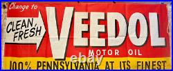 VEEDOL Banner, Motor Oil, Pennsylvania, Flying A, Tydol, Flying V, Tidewater