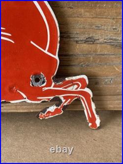 VINTAGE 12x9.5MOBILOIL MOBILGAS PEGASUS HORSE GASOLINE PORCELAIN MOTOR OIL SIGN VINTAGE 12x9.5MOBILOIL MOBILGAS PEGASUS HORSE GASOLINE PORCELAIN MOTOR OIL SIGN