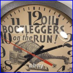 VINTAGE Folk Art Sinclair Motor Oil Glass Face Clock Sign Advertising VINTAGE Folk Art Sinclair Motor Oil Glass Face Clock Sign Advertising